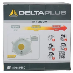 10 Masques De Protection FFP2 Avec Soupape, DeltaPlus -Nettoyage Outils Boutique 10 masques protection ffp2 soupape deltaplus 342580 4