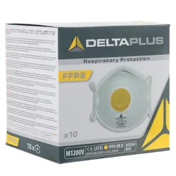 10 Masques De Protection FFP2 Avec Soupape, DeltaPlus -Nettoyage Outils Boutique 10 masques protection ffp2 soupape deltaplus 342580 5