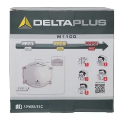 20 Masques De Protection FFP1 à Usage Court, DeltaPlus -Nettoyage Outils Boutique 20 masques protection ffp1 usage court deltaplus 342530 5