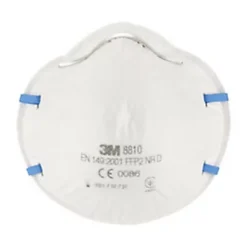 3M Masque Anti Poussière 8810 Sans Soupape - FFP2 - Blanc - Lot De 3