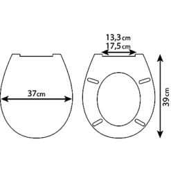 Abattant WC Rossignol Sanipla Thermoplastique Incassable -Nettoyage Outils Boutique abattant wc rossignol sanipla thermoplastique incassable 297820 4