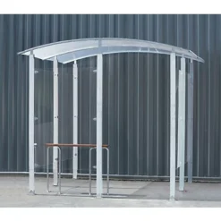 Abri Fumeurs Indépendant Acier Galvanisé 6 M²