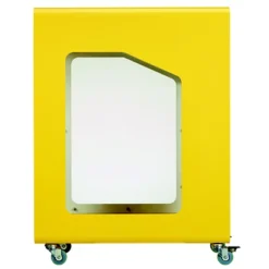 Borne De Tri Sélectif 90l Support-sac Vigi Avec Roulettes Sans Serrure - Cubatri - Blanc+jaune Colza - Emballages - Ouverture 170x170mm -Nettoyage Outils Boutique borne tri lectif 90l support sac vigi roulettes serrure cubatri blanc jaune colza emballages ouverture 170x170mm 9R54852 1