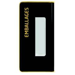 Borne De Tri Sélectif 90l Support-sac Vigi Sans Serrure - Cubatri - Gris+jaune Colza - Emballages - Ouverture 170x170mm