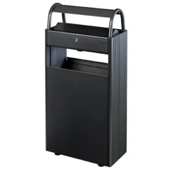 Bornes Cendrier 12 L Et Corbeille 60 L Rossignol Gris Manganèse