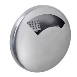 Cendrier Mural Rossignol Disco 0,5 L Inox Brossé