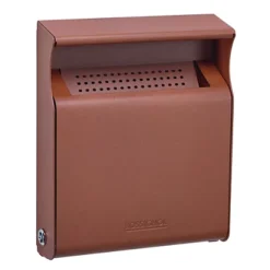 Cendrier Mural Rossignol Kopa Avec Serrure 2 L Effet Corten