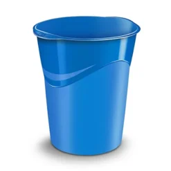 Cep Corbeille à Papier Gloss 280 G, 14 Litres, 305 X 290 X 334 Mm, Polypropylène, Bleu Océan