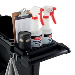 Chariot Porte-accessoires Slim Jim Noir -Nettoyage Outils Boutique chariot porte accessoires slim jim noir 465460 5