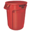 Collecteur 120 L Rouge Brute De Rubbermaid -Nettoyage Outils Boutique collecteur 120 rouge brute rubbermaid 462083
