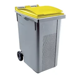 Conteneur 2 Roues SULO Prise Frontale 360 L Gris/ Jaune