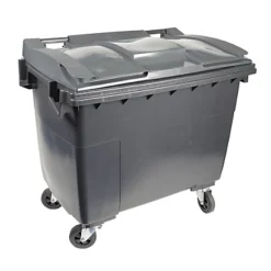 Conteneur 4 Roues SULO Prise Frontale 660 L Gris/ Gris