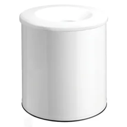 Corbeille Neo Antifeu 15l - Blanc Signalisation 9016