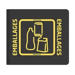 Corbeille à Poser Ou à Fixer Artri - 110 L - Acier Poudre Anticorrosion / Lattes Aluminium Poudre - Gris Manganese / Tri Emballages -Nettoyage Outils Boutique corbeille poser fixer artri 110 acier poudre anticorrosion lattes aluminium poudre gris manganese tri emballages 9R54921 2