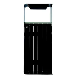 Corbeille à Poser Ou à Fixer Artri - Avec Cendrier - 110 L - Acier Poudre Anticorrosion / Lattes Aluminium Poudre / Gris Manganese / Tri Déchets -Nettoyage Outils Boutique corbeille poser fixer artri cendrier 110 acier poudre anticorrosion lattes aluminium poudre gris manganese tri chets 9R54923 2