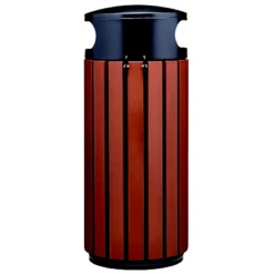 Corbeille à Poser Ou à Fixer Zeno Alu- 80l - Lattes Aluminium Effet Corten / Tête Gris Manganese -Nettoyage Outils Boutique corbeille poser fixer zeno alu 80l lattes aluminium effet corten gris manganese 9R57579 2