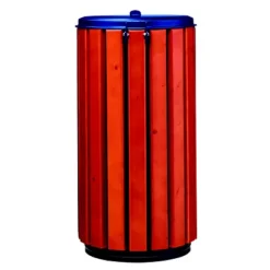 Corbeille à Poser Ou à Fixer Zeno Protec- 80l - Lattes Bois / Avec Couvercle Plein Bleu Outremer 5002 -Nettoyage Outils Boutique corbeille poser fixer zeno protec 80l lattes bois couvercle plein bleu outremer 5002 9R57593 3