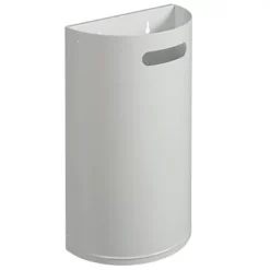 Corbeille Sanitaire Murale Décrochable Blanc 40 L Rossignol