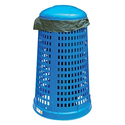 Corbeille Vigipirate 1er Prix En Polyéthylène Bleu Avec Couvercle Pour Sac Poubelle 110 L 4 Corbeille Vigipirate 1er Prix En Polyéthylène Bleu Avec Couvercle Pour Sac Poubelle 110 L – Image 2