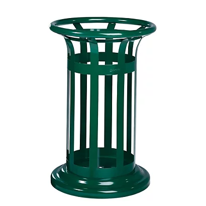 Corbeille Vigipirate En Acier Rossignol Vert Pour Support Sac Poubelle 60 L 4 Corbeille Vigipirate En Acier Rossignol Vert Pour Support Sac Poubelle 60 L – Image 2