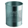 Corbeilles De Bureau Rondes Métal 15 L Argent -Nettoyage Outils Boutique corbeilles bureau rondes tal 15 argent 462064