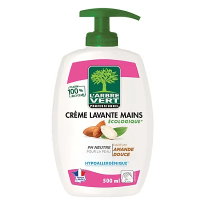 Crèmes Lavantes Mains L’Arbre Vert Amande Douce 500 Ml, Lot De 6 3 Crèmes Lavantes Mains L’Arbre Vert Amande Douce 500 Ml, Lot De 6