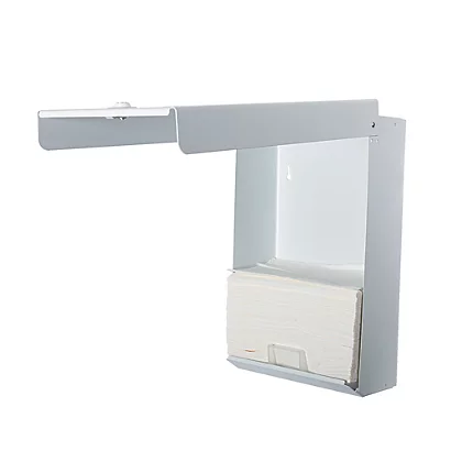 Distributeur Essuie-mains Enchevêtrés Métal Blanc 4 Distributeur Essuie-mains Enchevêtrés Métal Blanc – Image 2