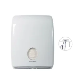 Distributeur Essuie-mains Pliés En C Aquarius ABS Blanc -Nettoyage Outils Boutique distributeur essuie mains pli aquarius abs blanc 286030 3