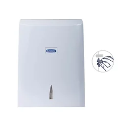 Distributeur Essuie-mains Pliés En C Bernard ABS Blanc 13 Distributeur Essuie-mains Pliés En C Bernard ABS Blanc -Nettoyage Outils Boutique distributeur essuie mains pli bernard abs blanc 289440 5