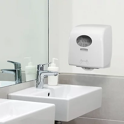 Distributeur Essuie-mains En Rouleaux Aquarius Slimroll Blanc 5 Distributeur Essuie-mains En Rouleaux Aquarius Slimroll Blanc – Image 3