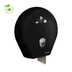 Distributeur Papier Toilette Lucart EcoNatural Noir Pour Bobines