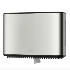 Distributeur Papier Toilette Tork Jumbo Acier Inoxydable Pour Bobines