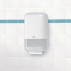 Distributeur Papier Toilette Tork T3 ABS Recyclable Blanc Pour Paquets 9 Distributeur Papier Toilette Tork T3 ABS Recyclable Blanc Pour Paquets -Nettoyage Outils Boutique distributeur papier toilette tork t3 abs recyclable blanc paquets 115910 3