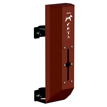 Distributeur Pour Poteau 200 Sacs Arkea Canin Sans Serrure - Effet Corten 3 Distributeur Pour Poteau 200 Sacs Arkea Canin Sans Serrure - Effet Corten