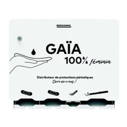 Distributeur Protections Périodiques - 4 Compartiments - Gaia - Blanc 9016 -Nettoyage Outils Boutique distributeur protections p riodiques 4 compartiments gaia blanc 9016 9R51920 2