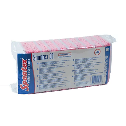 Eponges Sponrex 31, Paquet De 10 6 Eponges Sponrex 31, Paquet De 10 – Image 4