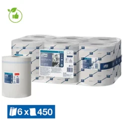 Essuie-mains Bobines à Dévidage Central Tork Reflex Blanc M4, Lot De 6