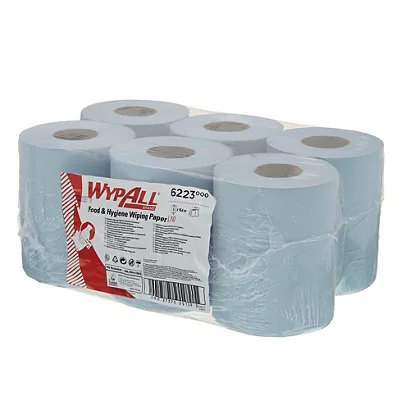 Essuie-mains Bobines à Dévidage Central WypAll L10 6223 Bleu, Lot De 6 7 Essuie-mains Bobines à Dévidage Central WypAll L10 6223 Bleu, Lot De 6 – Image 5
