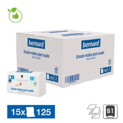 Essuie-mains Enchevêtrés Bernard, 15 Paquets De 125