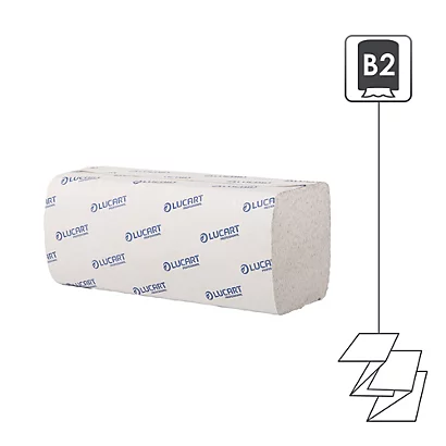 Essuie-mains Enchevêtrés Lucart Eco V, 20 Paquets De 190 5 Essuie-mains Enchevêtrés Lucart Eco V, 20 Paquets De 190 – Image 3