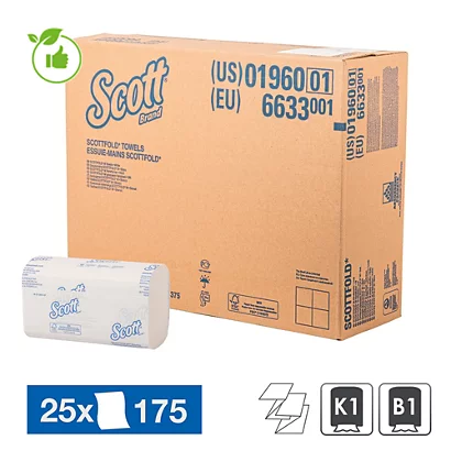 Essuie-mains Enchevêtrés Scott Scottfold, 15 Paquets De 240 3 Essuie-mains Enchevêtrés Scott Scottfold, 15 Paquets De 240