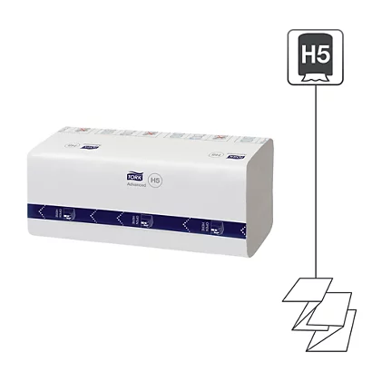 Essuie-mains Enchevêtrés Tork PeakServe H5, 12 Paquets De 270 4 Essuie-mains Enchevêtrés Tork PeakServe H5, 12 Paquets De 270 – Image 2