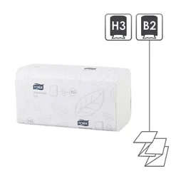 Essuie-mains Enchevêtrés Tork Soft Singlefold H3, 15 Paquets De 250 9 Essuie-mains Enchevêtrés Tork Soft Singlefold H3, 15 Paquets De 250 -Nettoyage Outils Boutique essuie mains enchev tr tork soft singlefold h3 15 paquets 250 284970 3