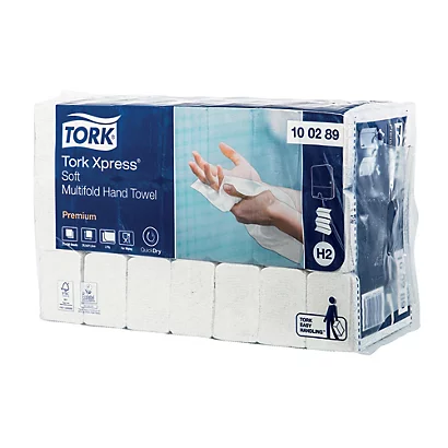 Essuie-mains Enchevêtrés Tork XPress Soft H2, 21 Paquets De 150 4 Essuie-mains Enchevêtrés Tork XPress Soft H2, 21 Paquets De 150 – Image 2