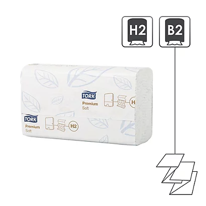 Essuie-mains Enchevêtrés Tork XPress Soft H2, 21 Paquets De 150 6 Essuie-mains Enchevêtrés Tork XPress Soft H2, 21 Paquets De 150 – Image 4