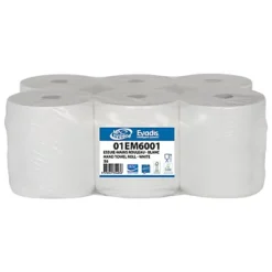 Essuie-mains Rouleaux Evadis, Lot De 6 De 250 M