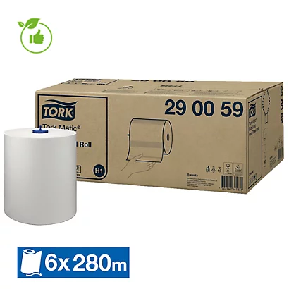 Essuie-mains Rouleaux Tork Matic H1, Lot De 6 De 280 M 3 Essuie-mains Rouleaux Tork Matic H1, Lot De 6 De 280 M