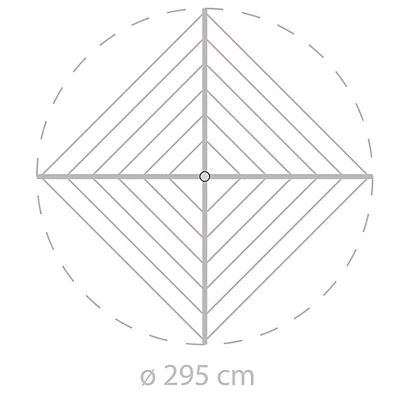 Etendoir à Linge Rotatif Brabantia Topspinner 4 Bras 50 M 4 Etendoir à Linge Rotatif Brabantia Topspinner 4 Bras 50 M – Image 2