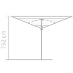 Etendoir à Linge Rotatif Brabantia Topspinner 4 Bras 50 M 14 Etendoir à Linge Rotatif Brabantia Topspinner 4 Bras 50 M -Nettoyage Outils Boutique etendoir linge rotatif brabantia topspinner 4 bras 50 290620 2