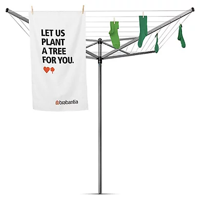 Etendoir à Linge Rotatif Brabantia Topspinner 4 Bras 50 M 12 Etendoir à Linge Rotatif Brabantia Topspinner 4 Bras 50 M – Image 10